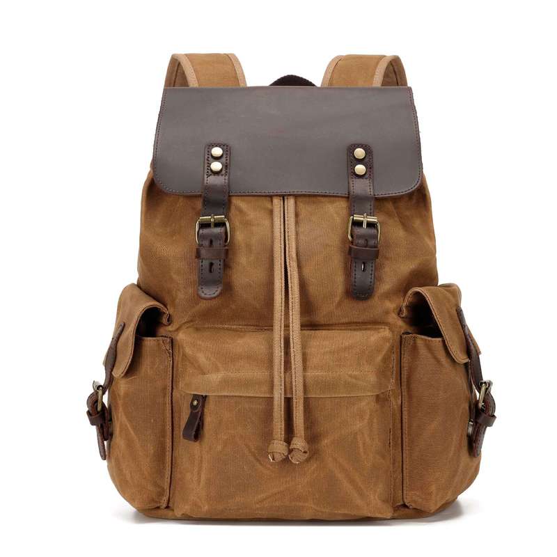 Nieuwe herenrugzak van canvas, - Canvas Backpack Casual recensie en prijs