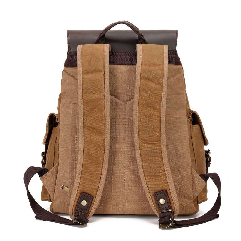 Nieuwe herenrugzak van canvas, - Canvas Backpack Casual recensie en prijs