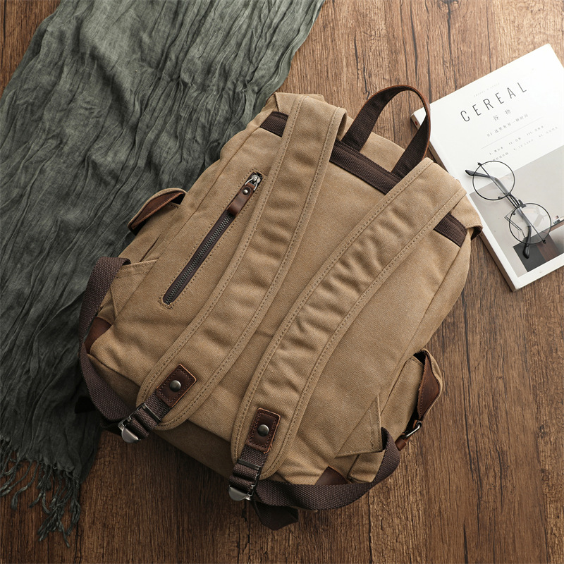 Retro heren outdoor fietsen ca - Canvas Backpack Casual recensie en prijs
