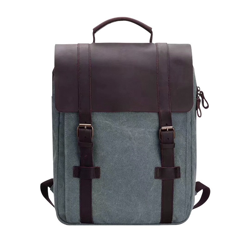 Modetrend rugzak schooltas her - Canvas Backpack Casual recensie en prijs