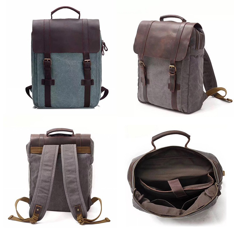 Modetrend rugzak schooltas her - Canvas Backpack Casual recensie en prijs