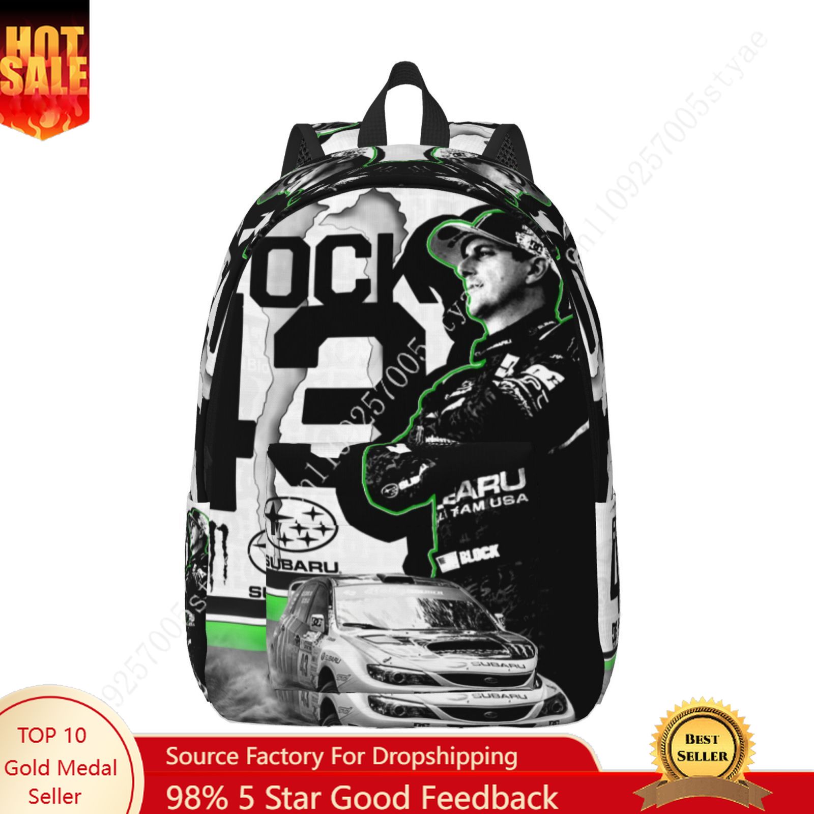 Ken Block 43 Custom Canvas lic - Canvas Backpack Casual recensie en prijs
