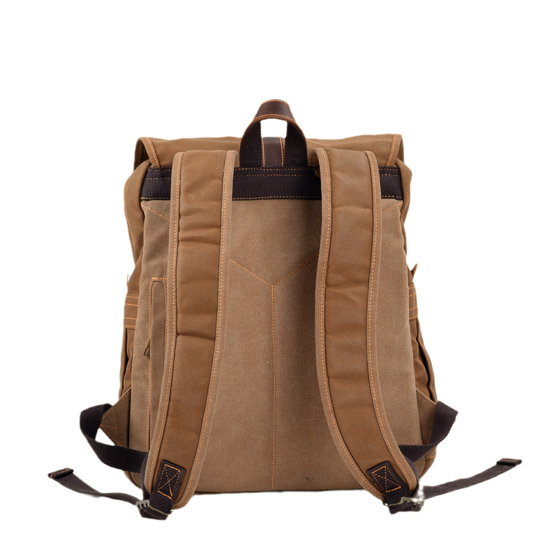 Nieuwe wax canvas herenrugzak  - Canvas Backpack Casual recensie en prijs